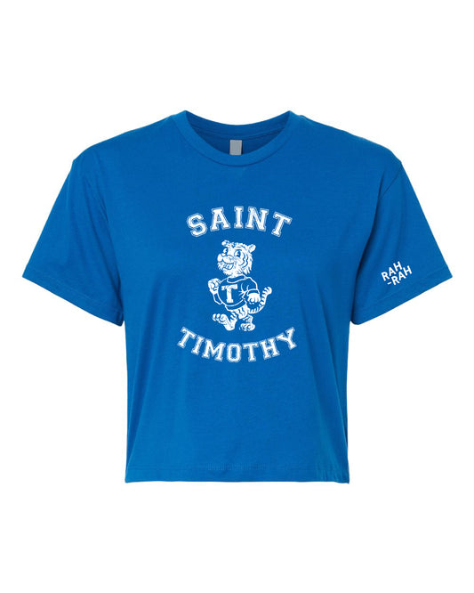 St. Timothy Mascot Crop Tee