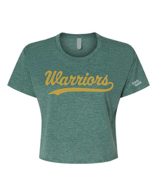 St. Michaels Warriors Script Crop tee