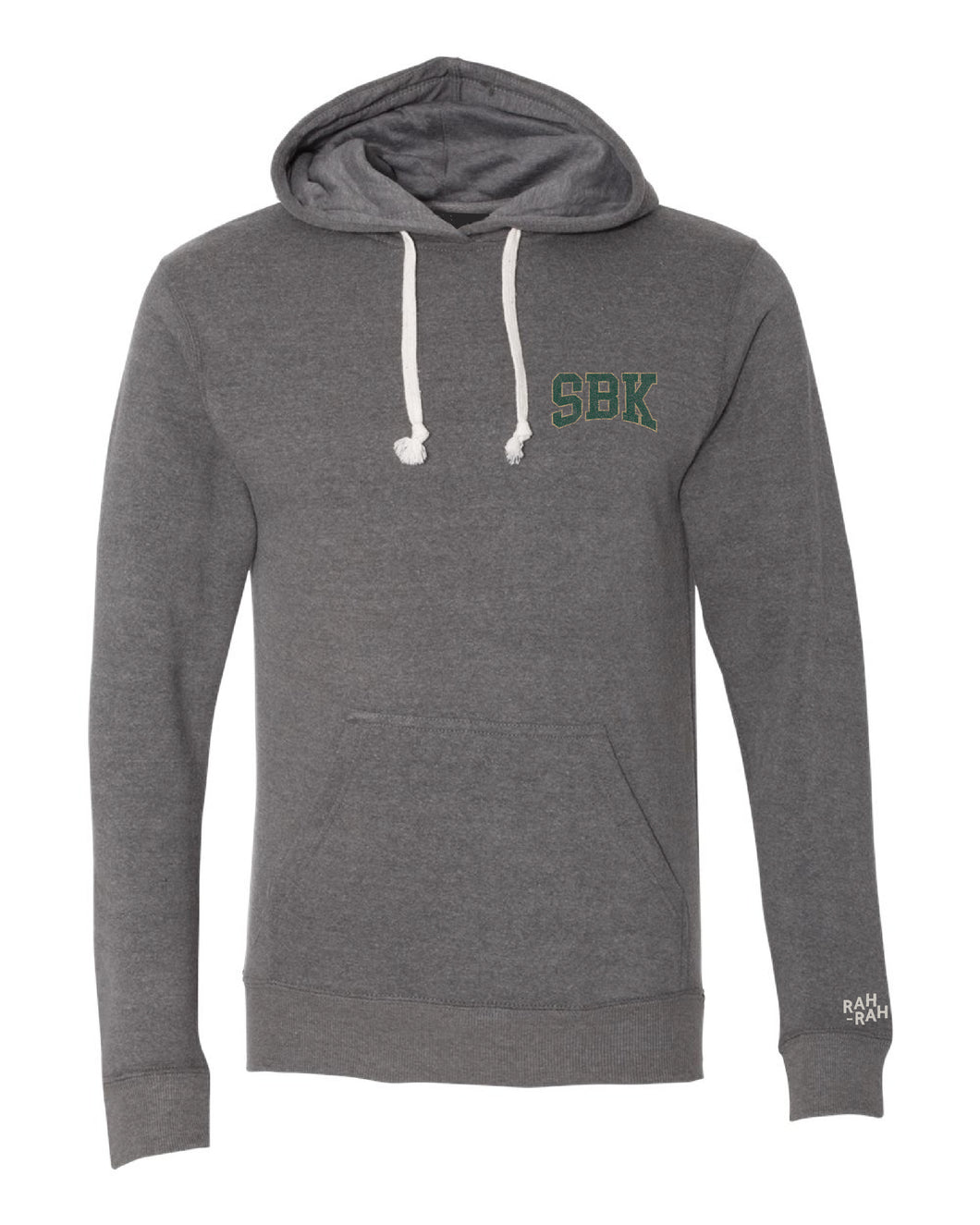 St. Brigid Block Arch Small Grey Hoodie | Adult