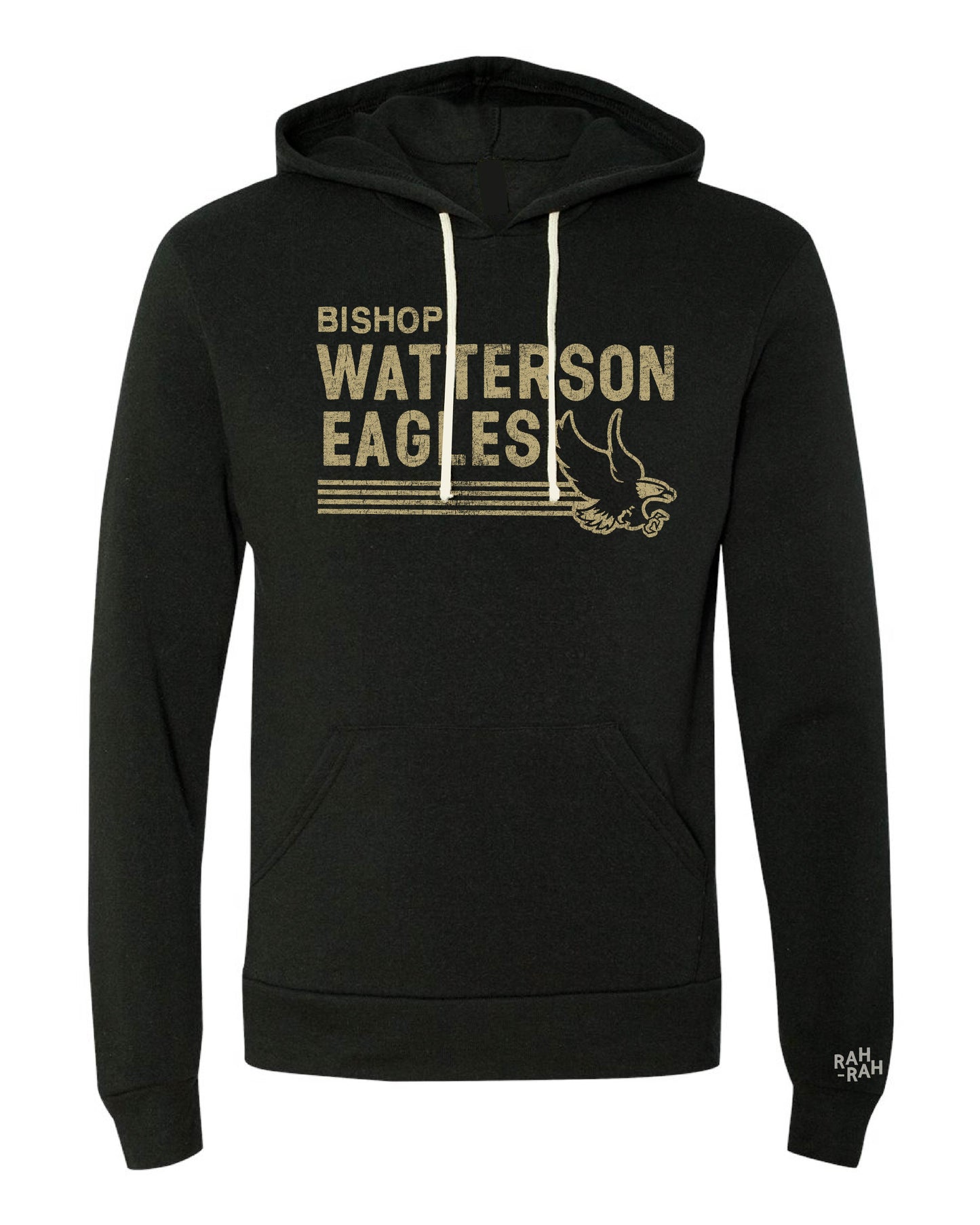 Bishop Watterson Retro Eagle Black Hoodie | ADULT & YOUTH