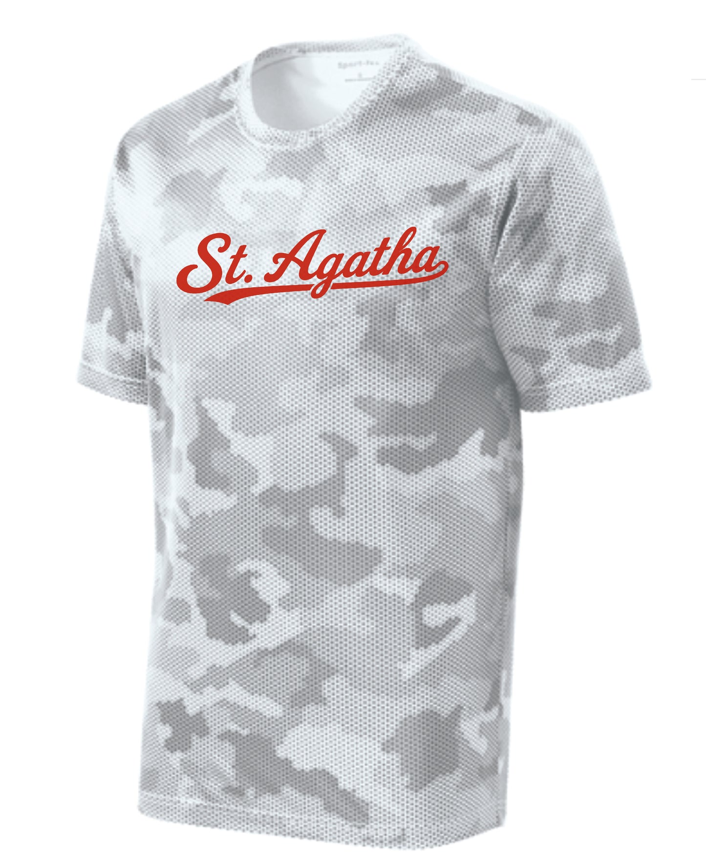 St. Agatha Script Performance Shirt | YOUTH