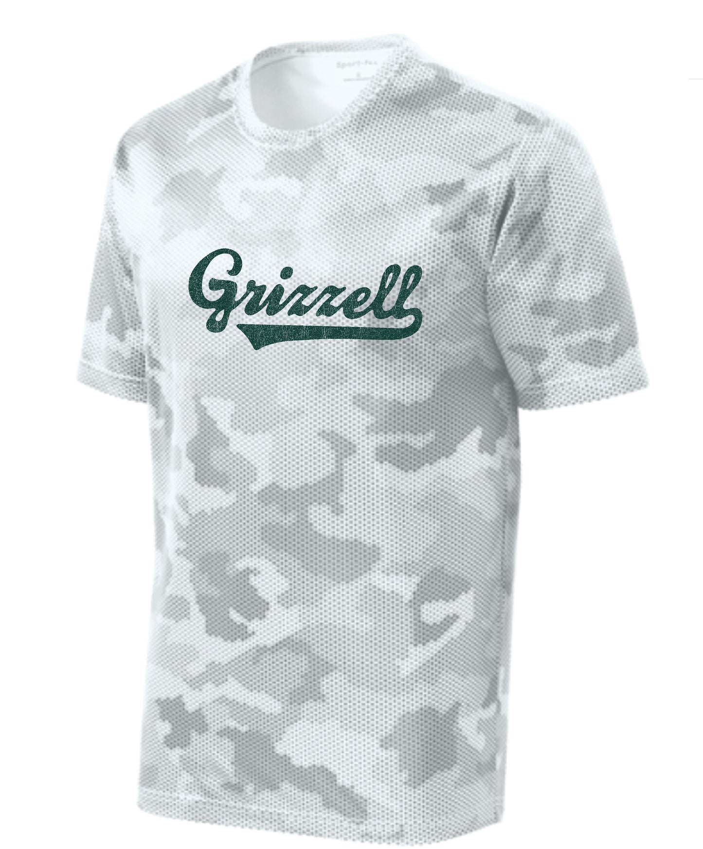 Grizzell Script Camo Performance Tee | ADULT & YOUTH