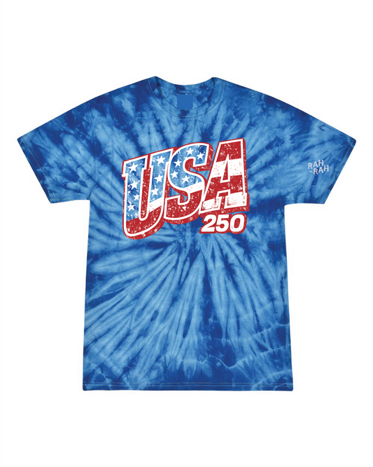 USA 250 kid's tie-dye