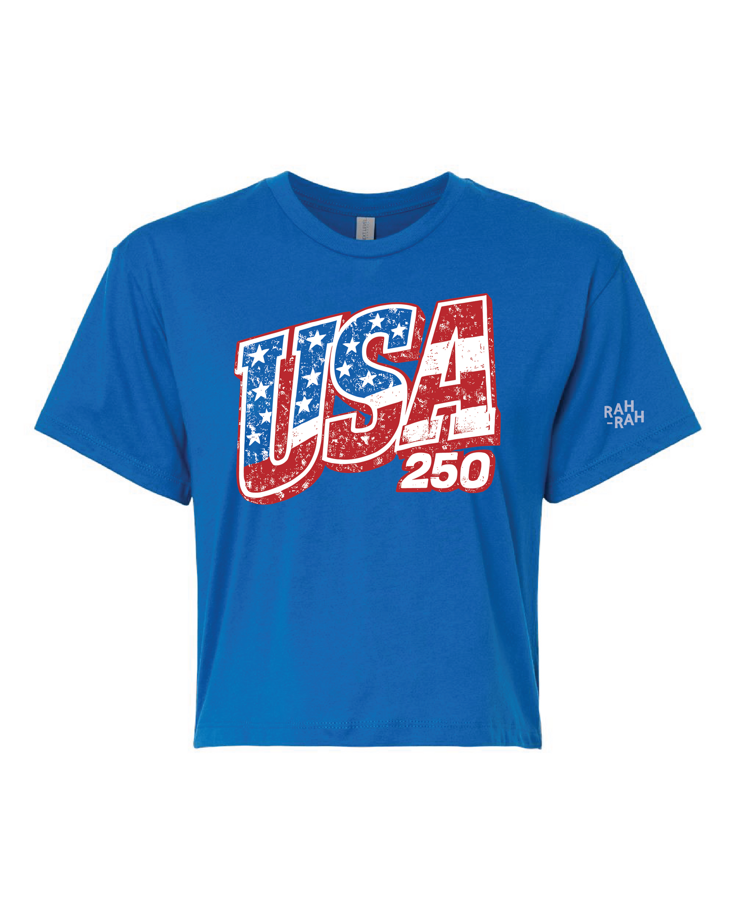 USA 250 Women's Crop Tee | Royal
