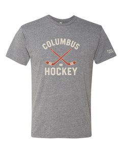 Columbus Hockey Grey Tee | Adult