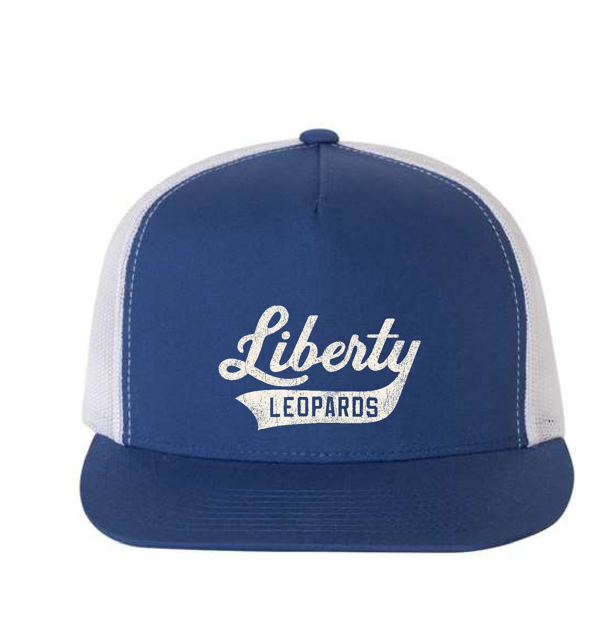 Liberty Script Trucker hat blue