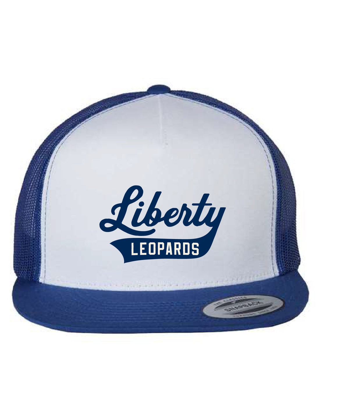 Liberty Script Trucker hat white