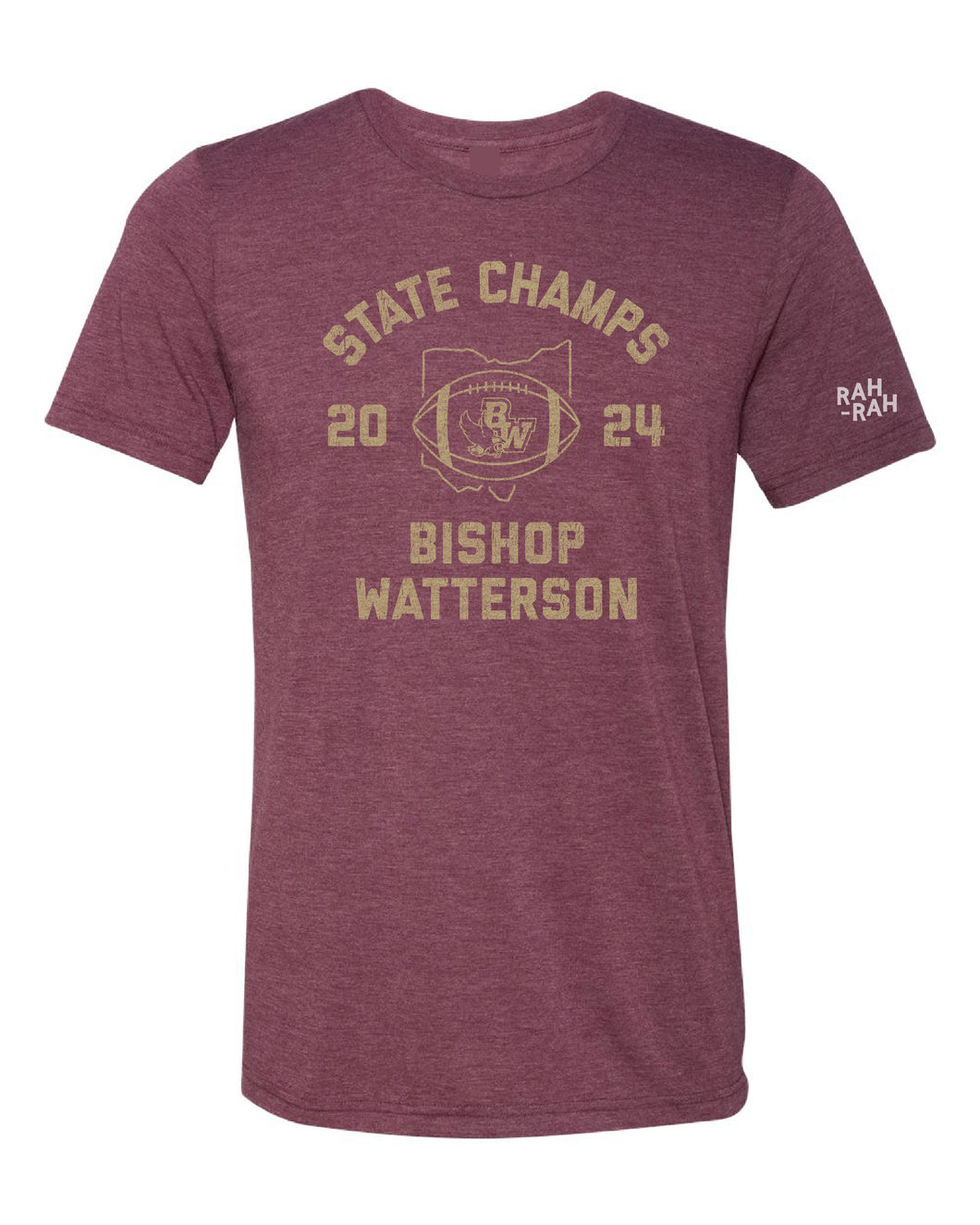 Bishop Watterson Champs Maroon Tee | ADULT & YOUTH