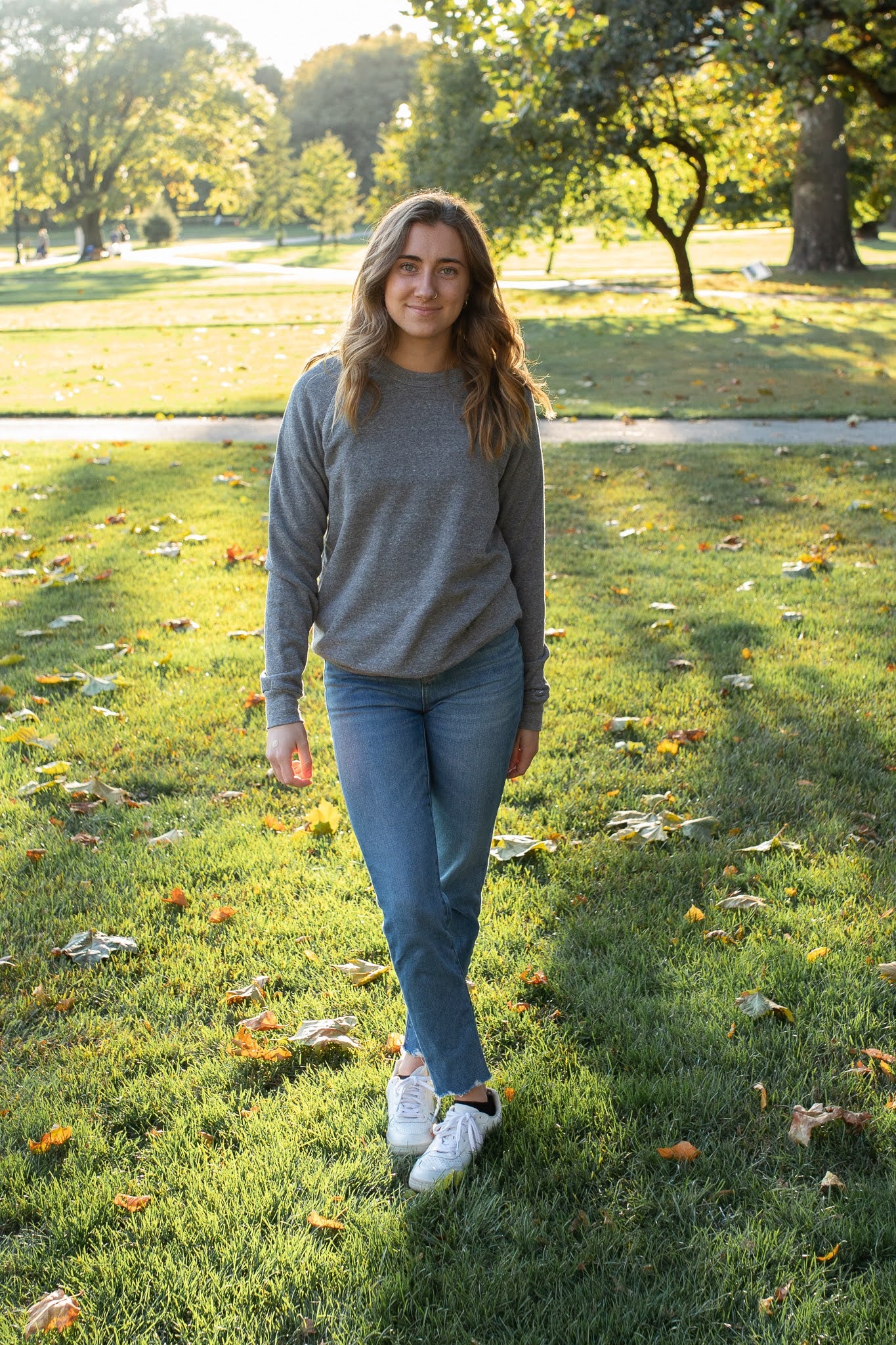 Rah-Rah Essentials | Heather Grey Crewneck Sweatshirt