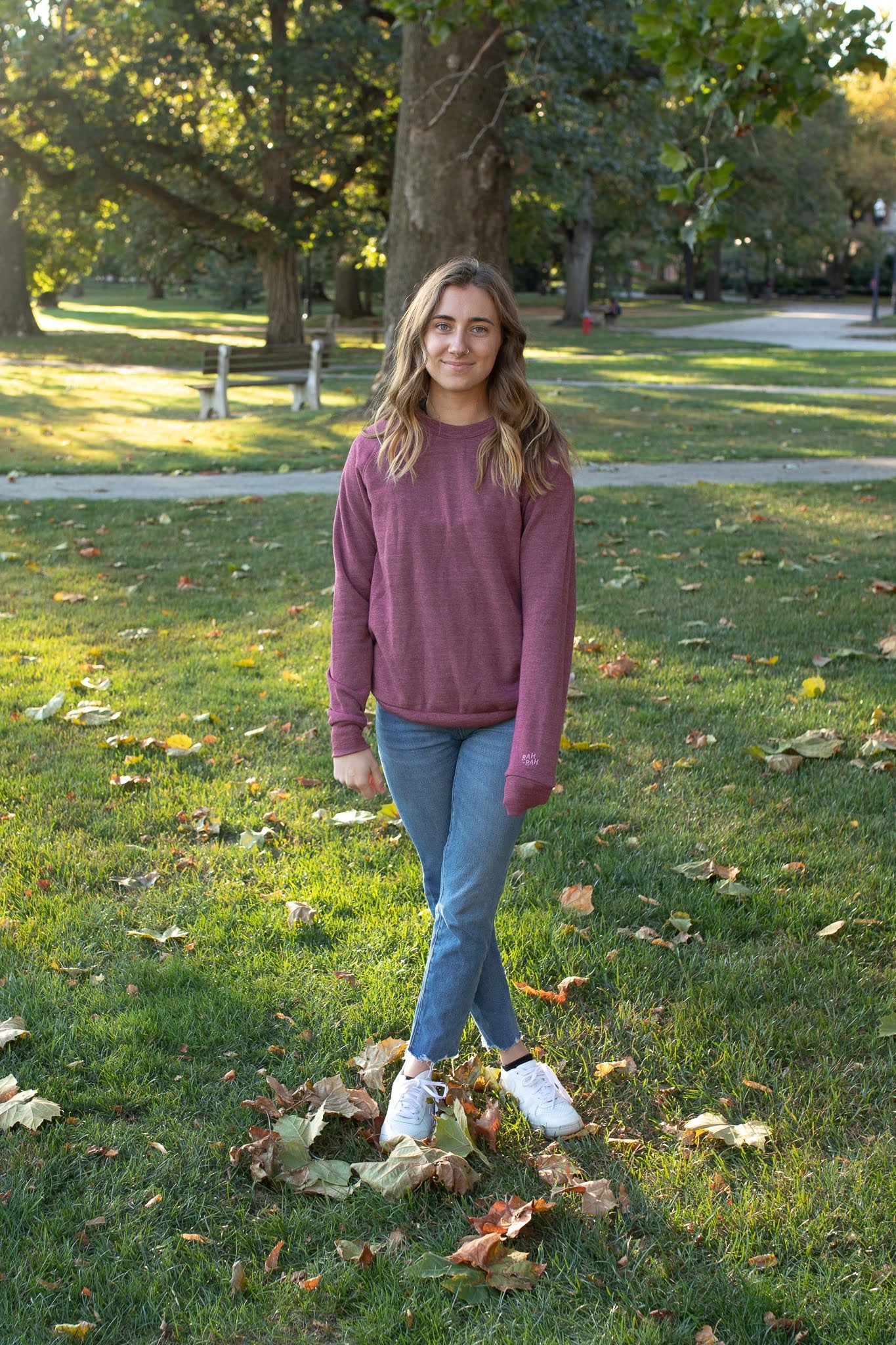Rah-Rah Essentials | Maroon Crewneck Sweatshirt