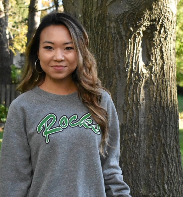 Dublin Coffman Script Rocks Grey Sweatshirt | ADULT