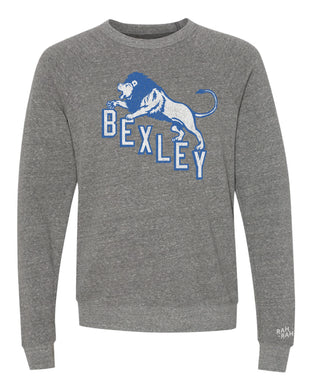 Bexley Scaling Lion Adult Grey Sweatshirt