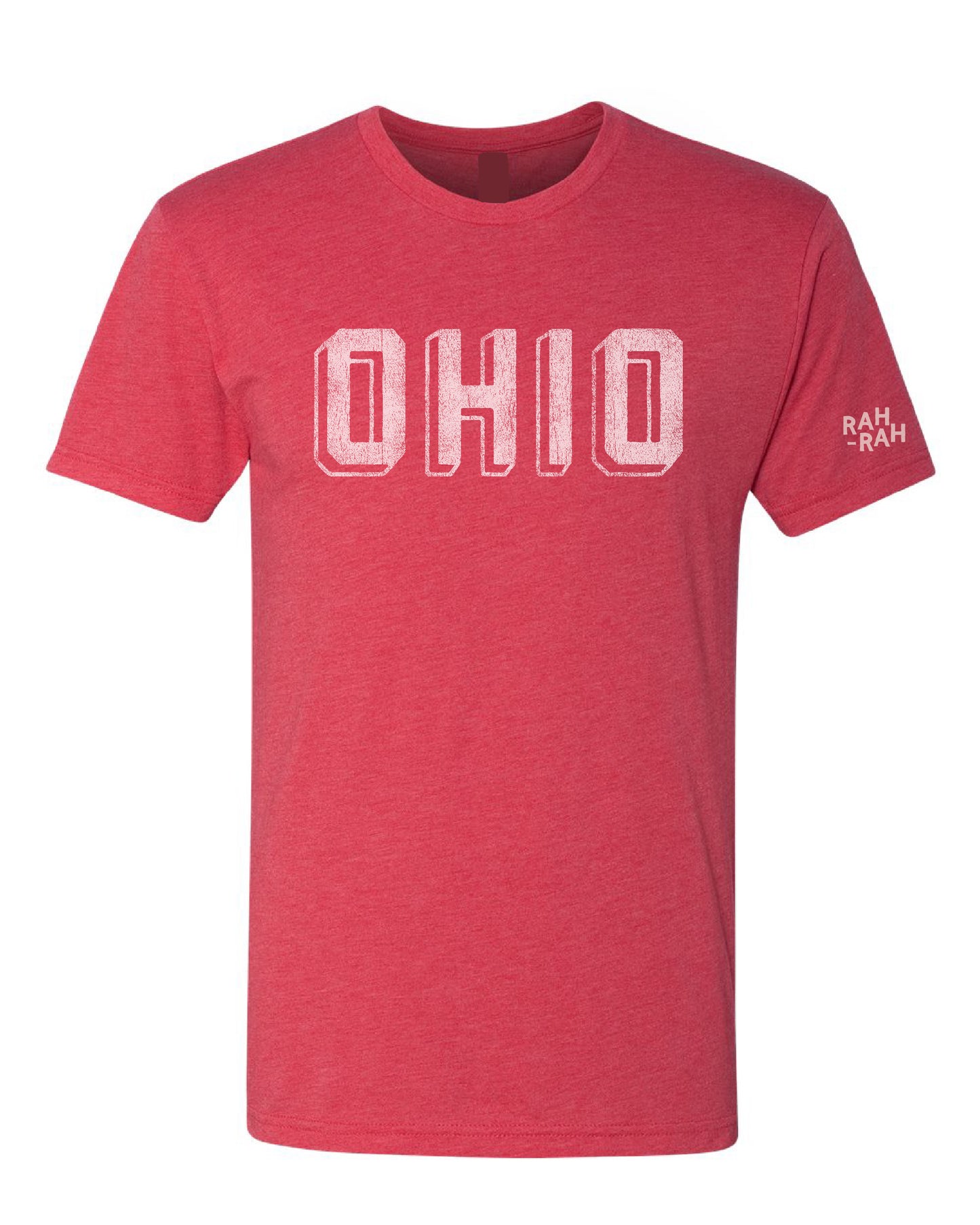 Ohio Block Red Unisex Tee | ADULT