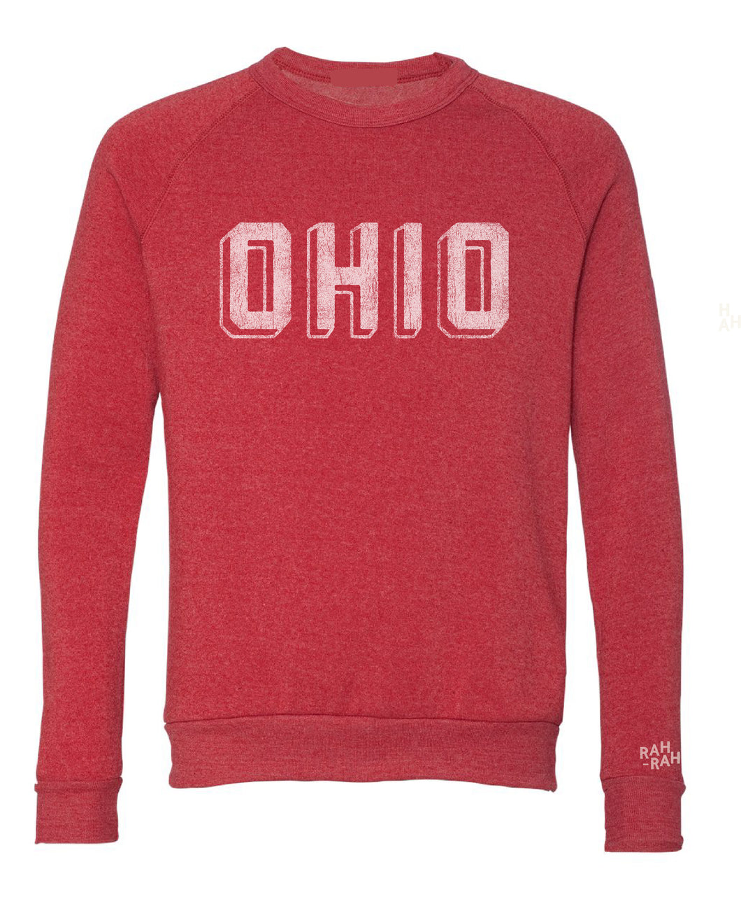 Ohio Block Red Unisex Sweatshirt | Adult