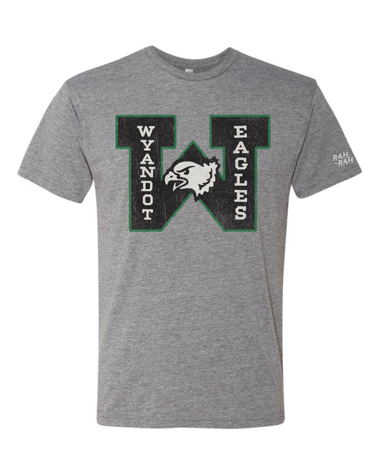 Wyandot Eagles Block Adult Unisex Tee