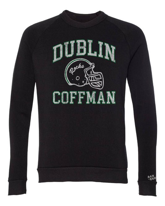 Rocks Football Helmet Unisex Crewneck Sweatshirt (Slim Fit)