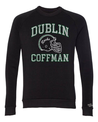 Rocks Football Helmet Unisex Crewneck Sweatshirt (Slim Fit)