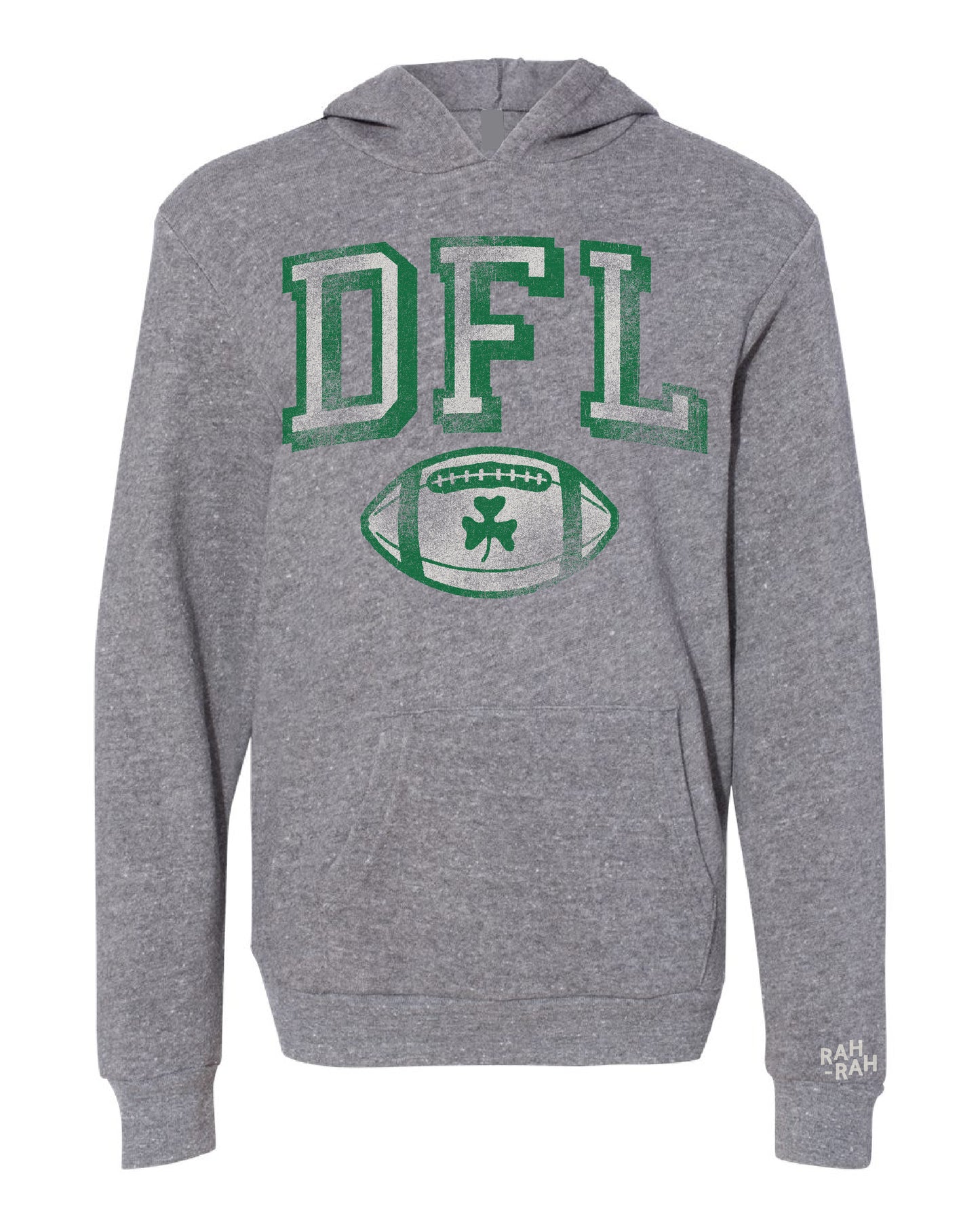DFL Vintage Grey Hoodie | YOUTH