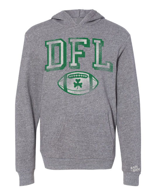 DFL Vintage Grey Hoodie | YOUTH