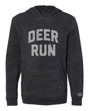 Deer Run Block Black Hoodie | YOUTH
