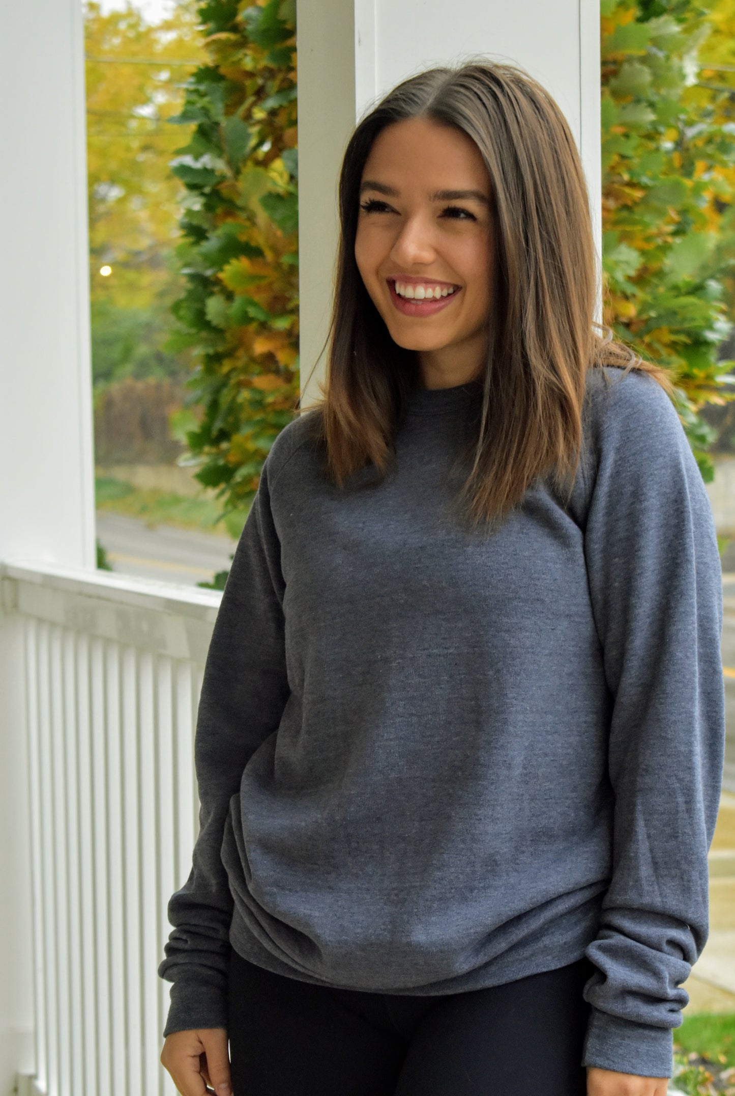 Rah-Rah Essentials | Navy Crewneck Sweatshirt