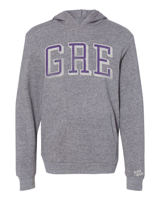 Glacier Ridge Grey Block Hoodie | YOUTH