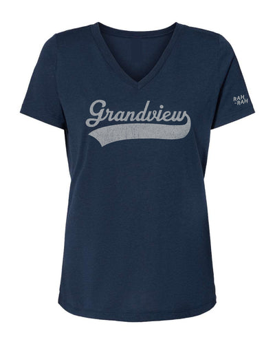 Grandview Script Womens Navy Tee | ADULT
