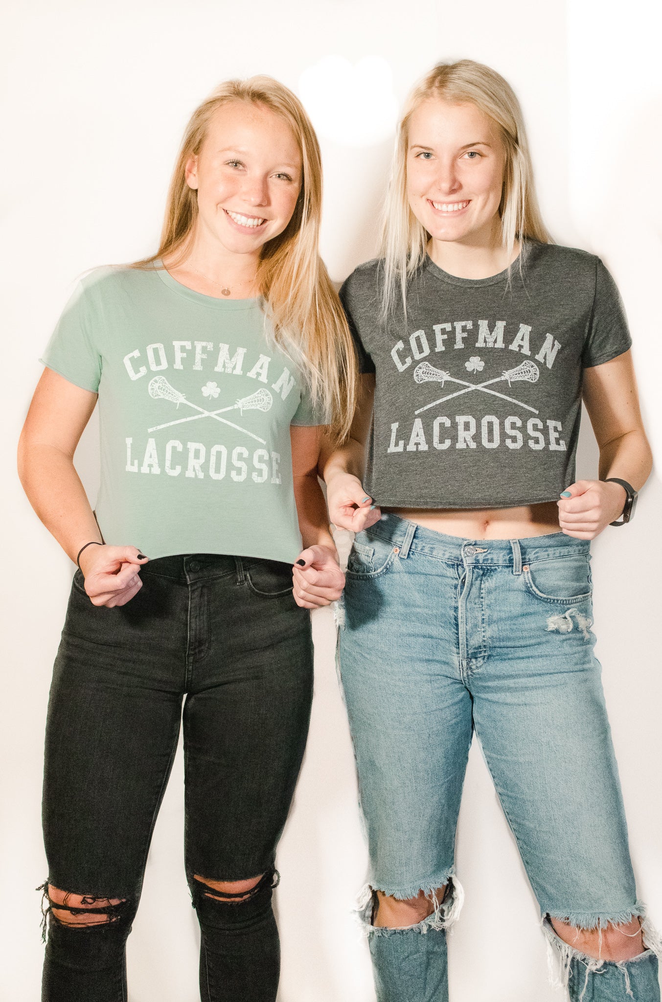 Coffman LAX Crop Top Tee