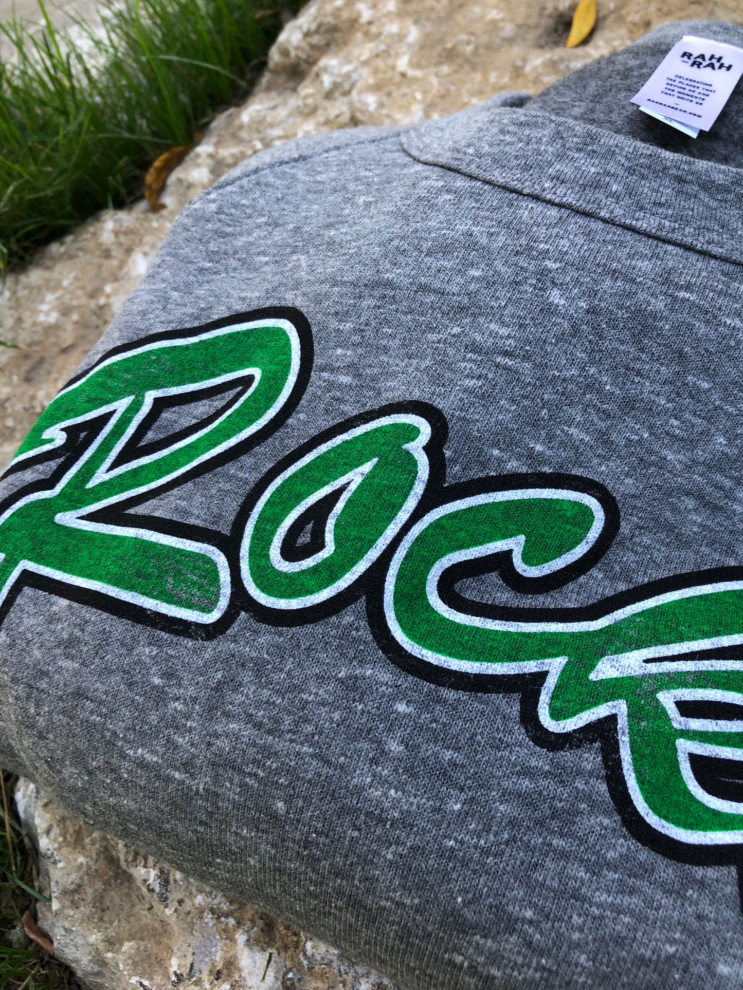 Dublin Coffman Script Rocks Grey Sweatshirt | ADULT