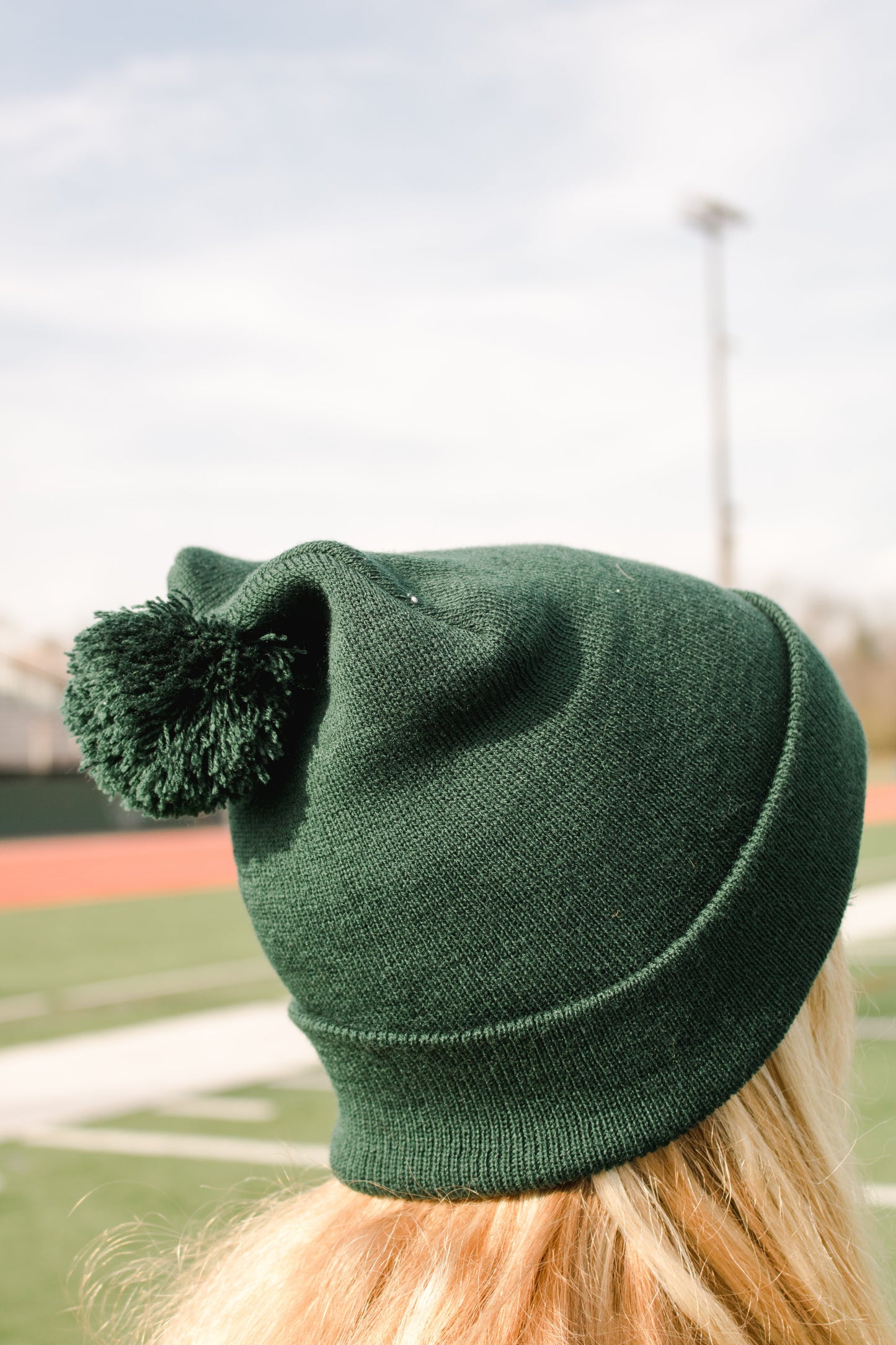 Shamrock Beanie | Green & Heather Grey