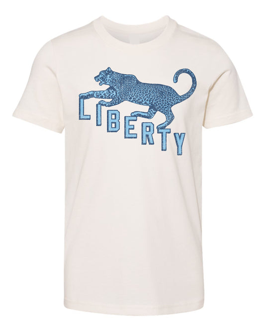 Liberty Leopards Block Natural Tee | YOUTH