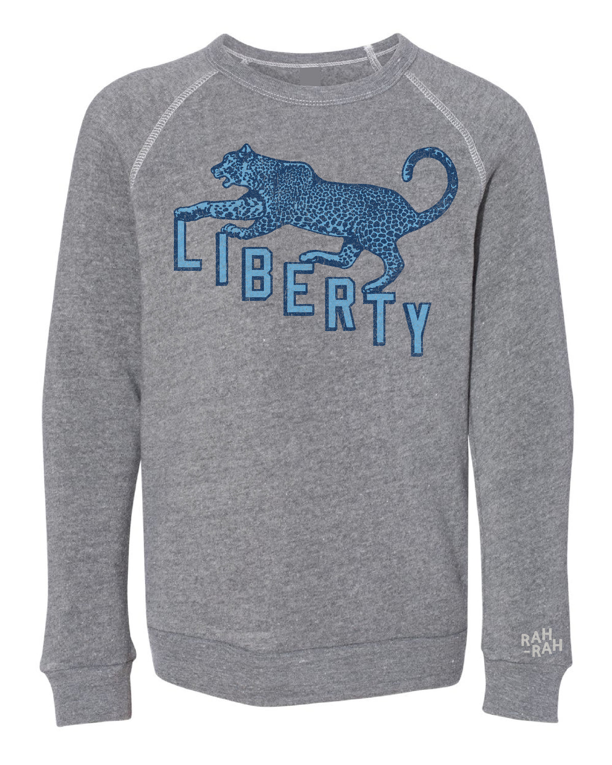 Liberty Leopards Mascot Grey Sweatshirt | YOUTH