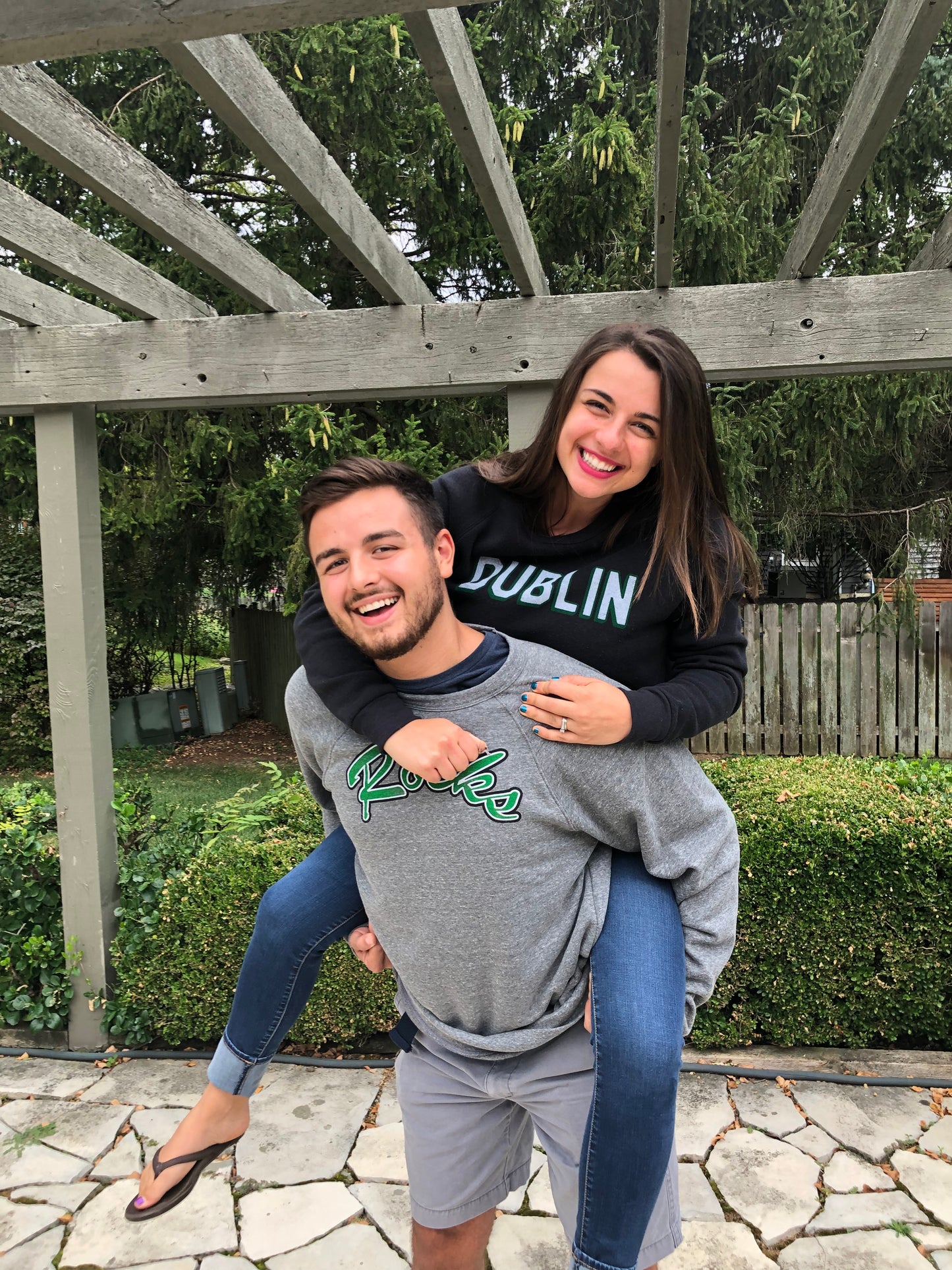 Dublin Coffman Script Rocks Grey Sweatshirt | ADULT