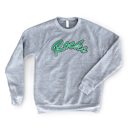 Dublin Coffman Script Rocks Grey Sweatshirt | ADULT
