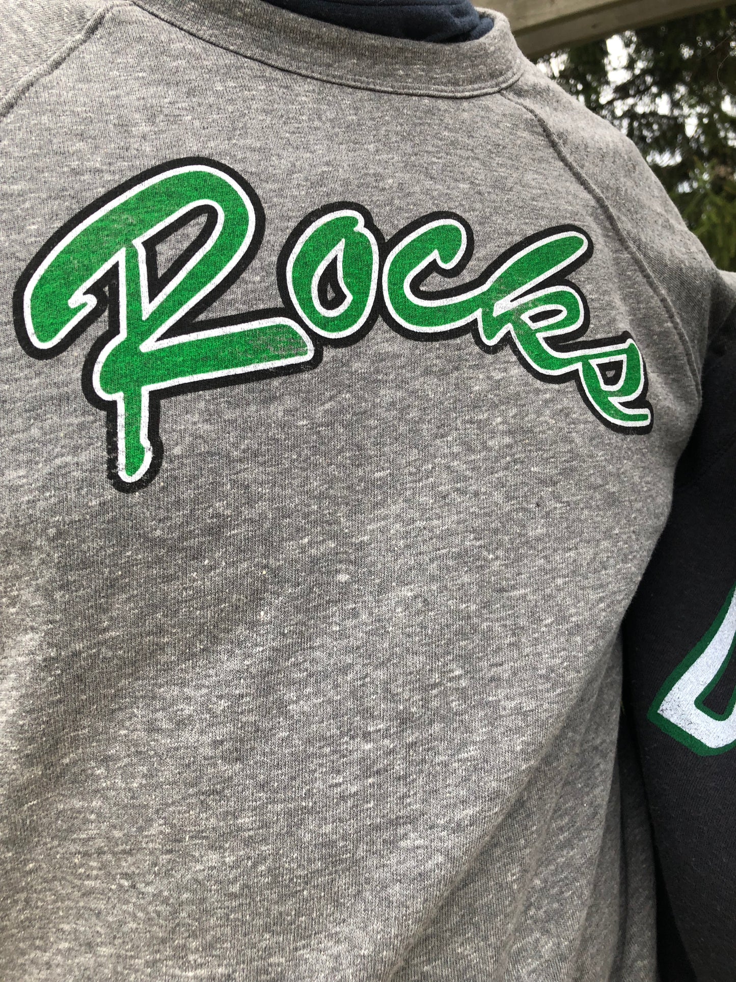 Dublin Coffman Script Rocks Grey Sweatshirt | ADULT