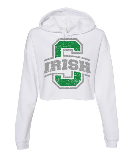 Block S Crop Top Hoodie