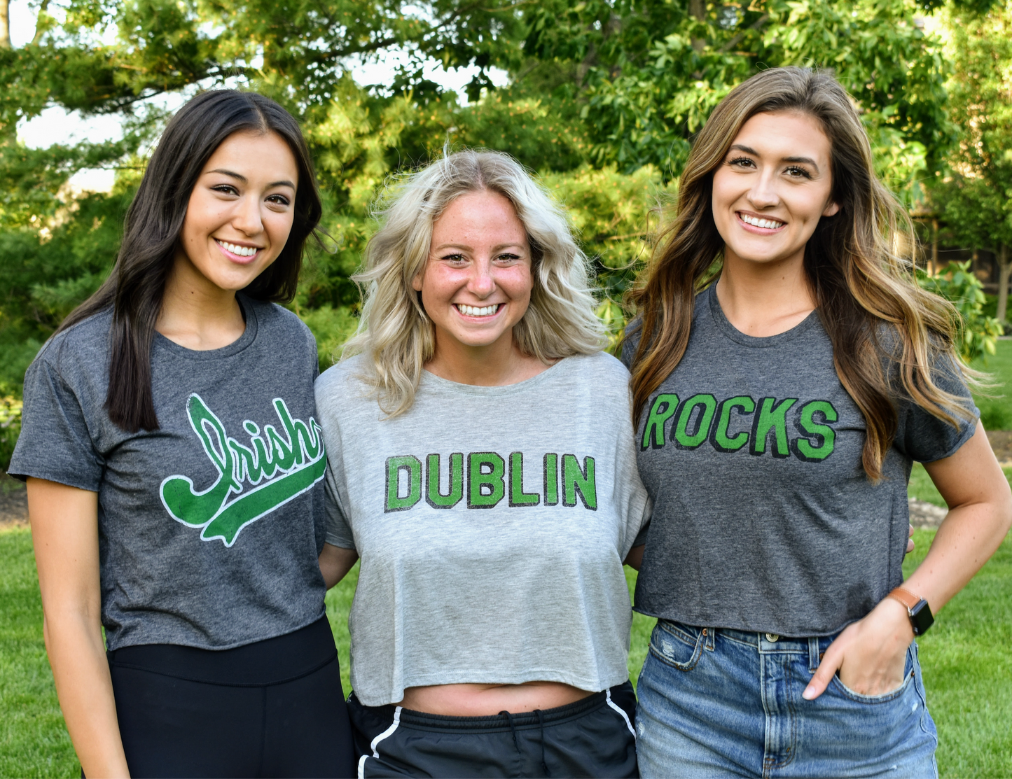 Dublin Block Flowy Crop