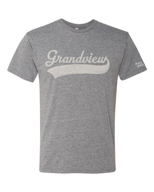 Grandview Script Grey Tee | ADULT
