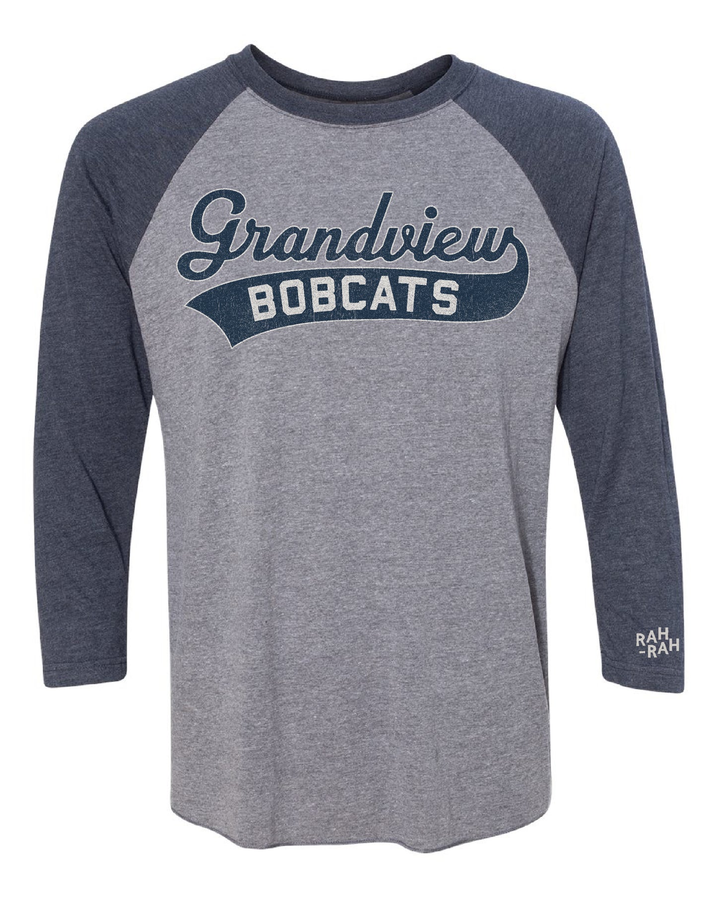 Grandview Script Bobcats Raglan | ADULT