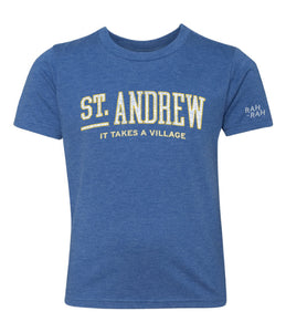 St. Andrew Block Royal Tee | YOUTH & TODDLER