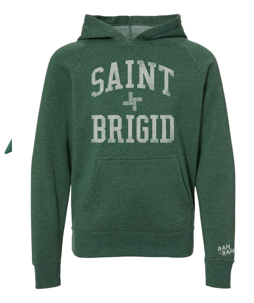 St. Brigid Block Green Hoodie | YOUTH