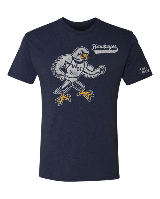 WH Hawkeyes Navy Tee | ADULT