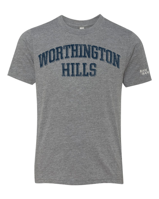 Worthington Hills Block Grey Tee | YOUTH