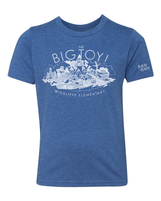 Wickliffe The Big Toy Blue Tee | Youth