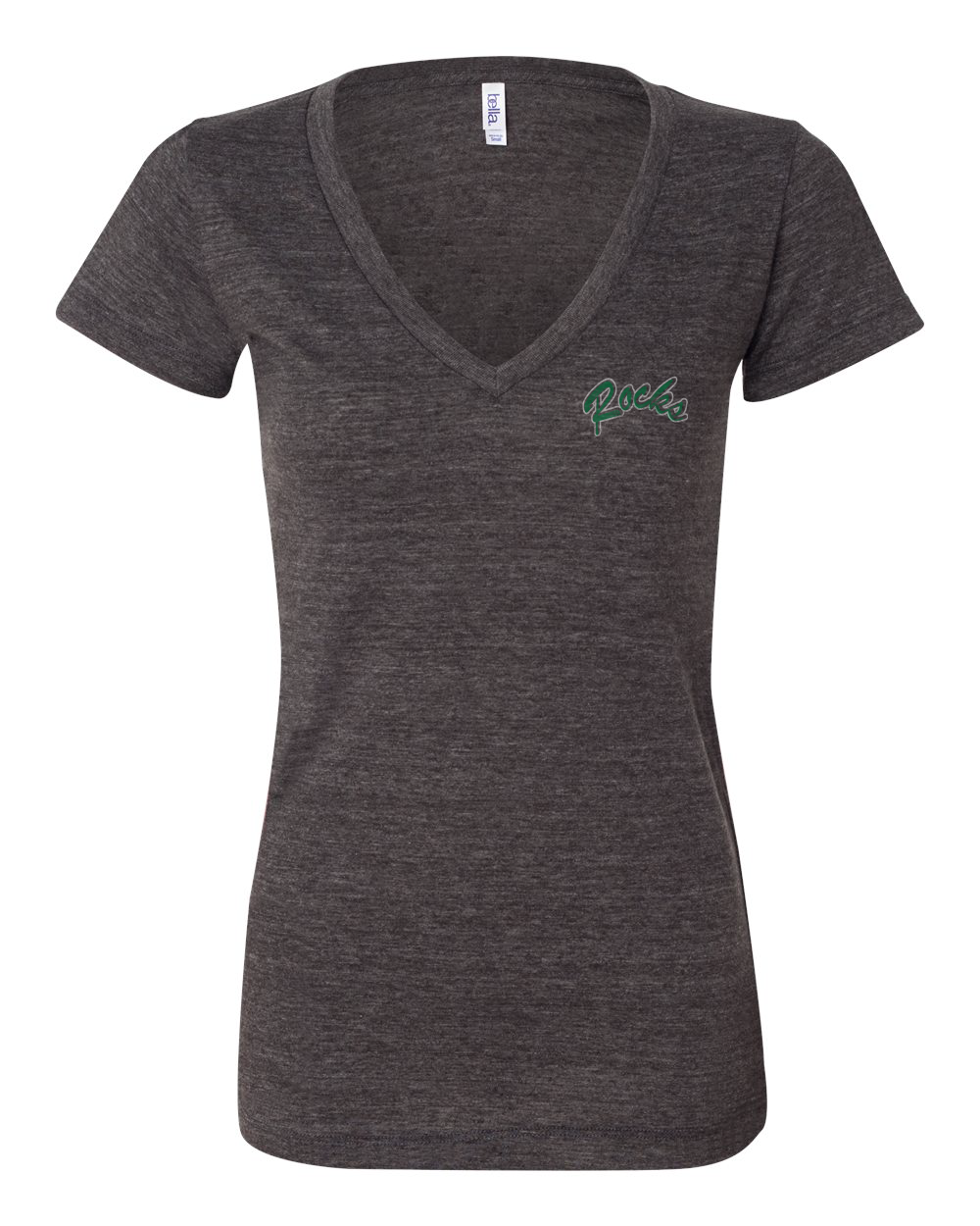 Rocks Women's V-neck | Vintage Black