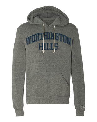 Worthington Hills Block Grey Hoodie | ADULT