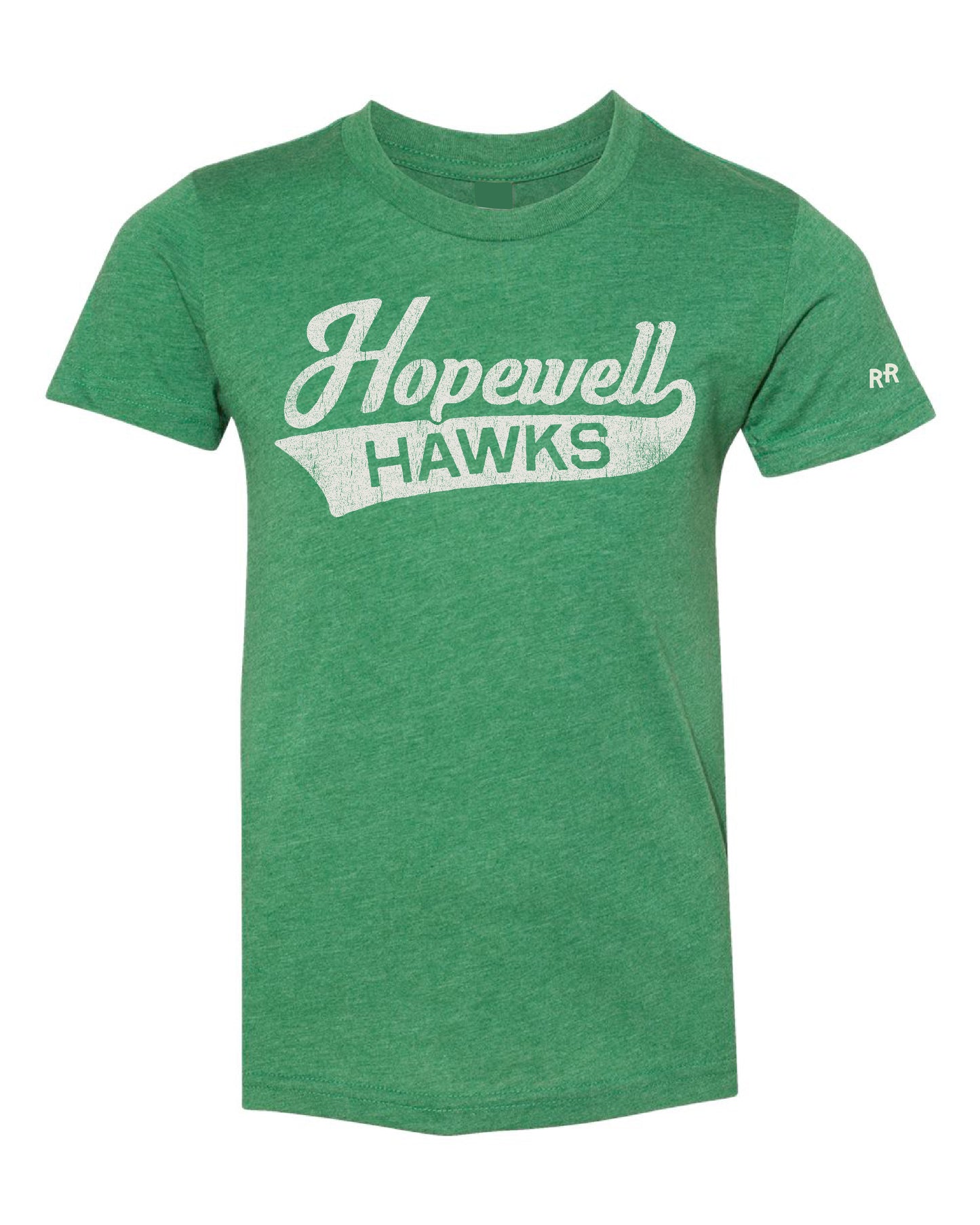 Youth Unisex Script Hopewell Tee | Green