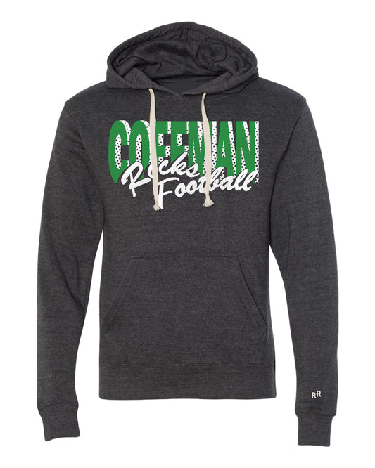 Coffman Rocks Football Hoodie